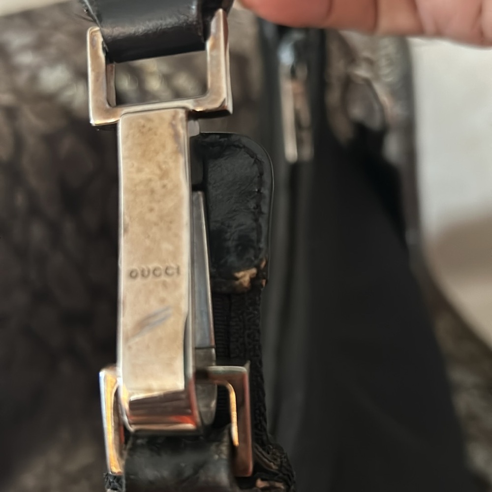 Gucci Canvas and Leather Hobo Bag - Picture 2 of 16